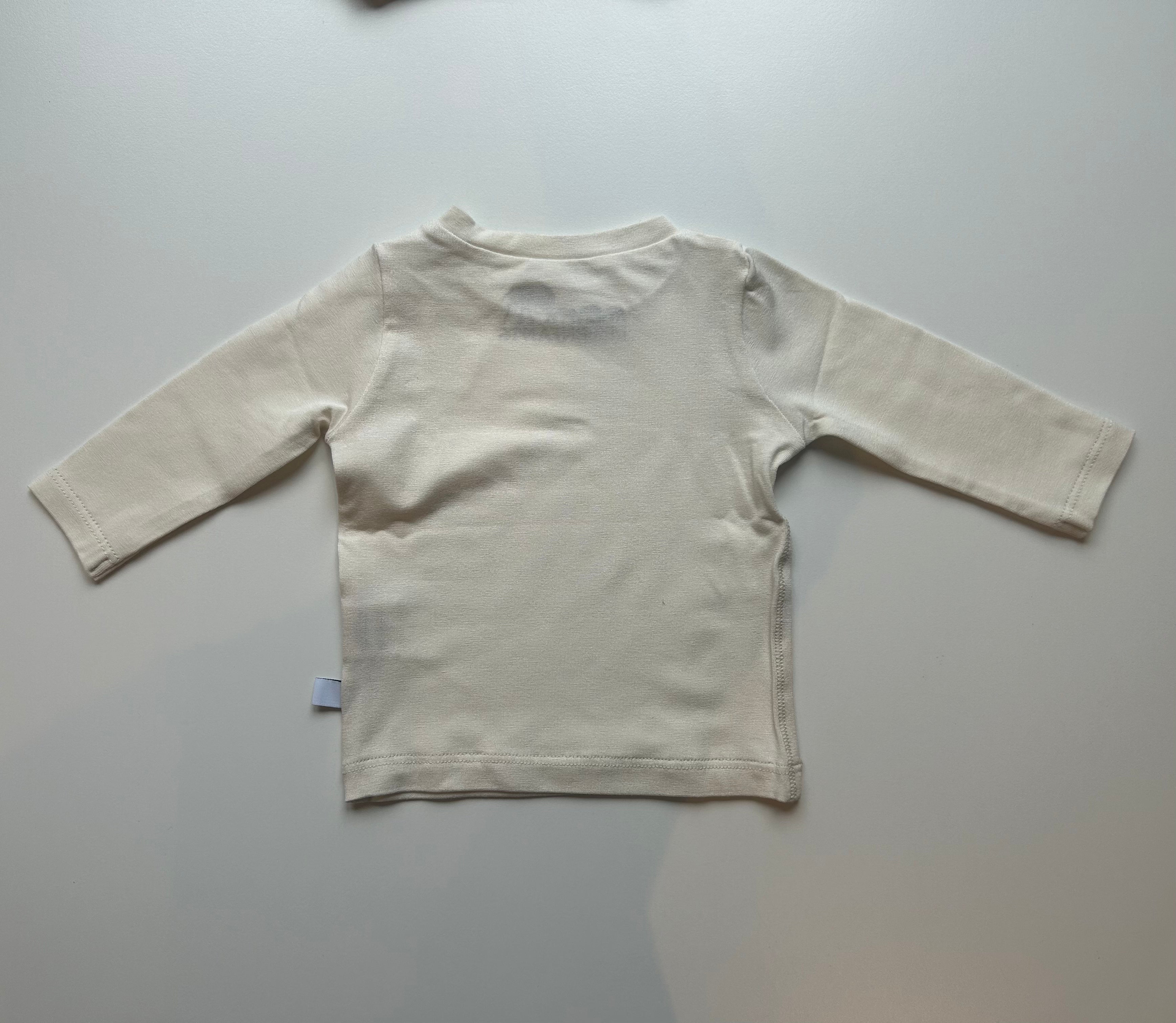 Bamboo Baby Long Sleeve T-Shirt - CREAM