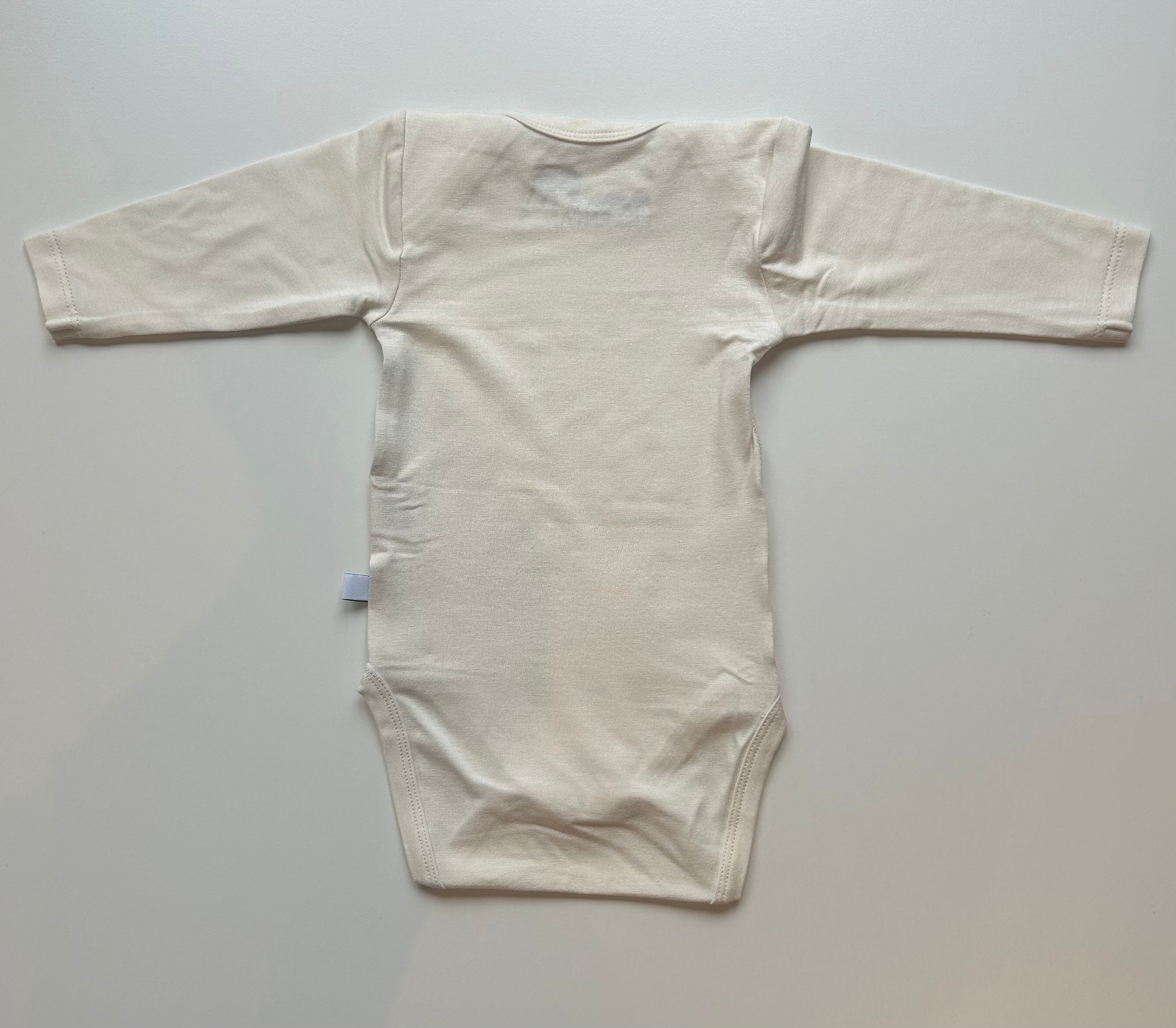 Bamboo Baby Long Sleeve Body - CREAM