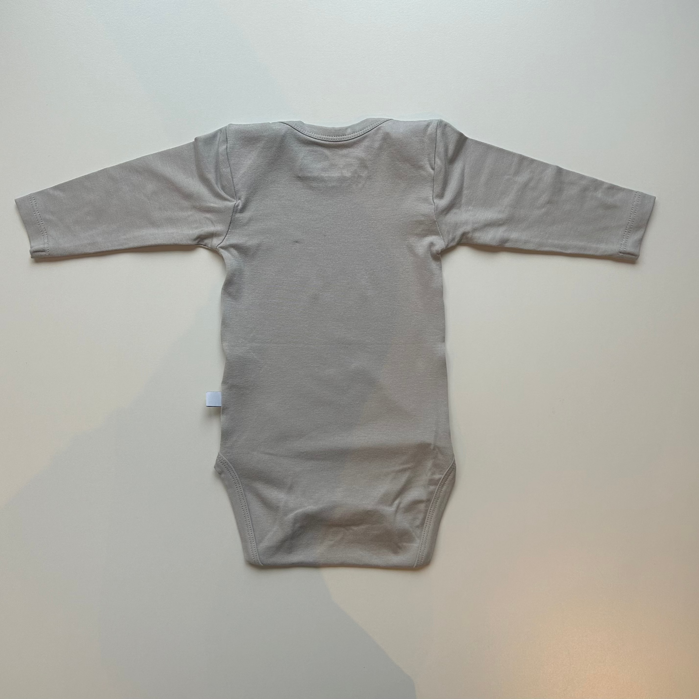 Bamboo Baby Long Sleeve Body - GREY